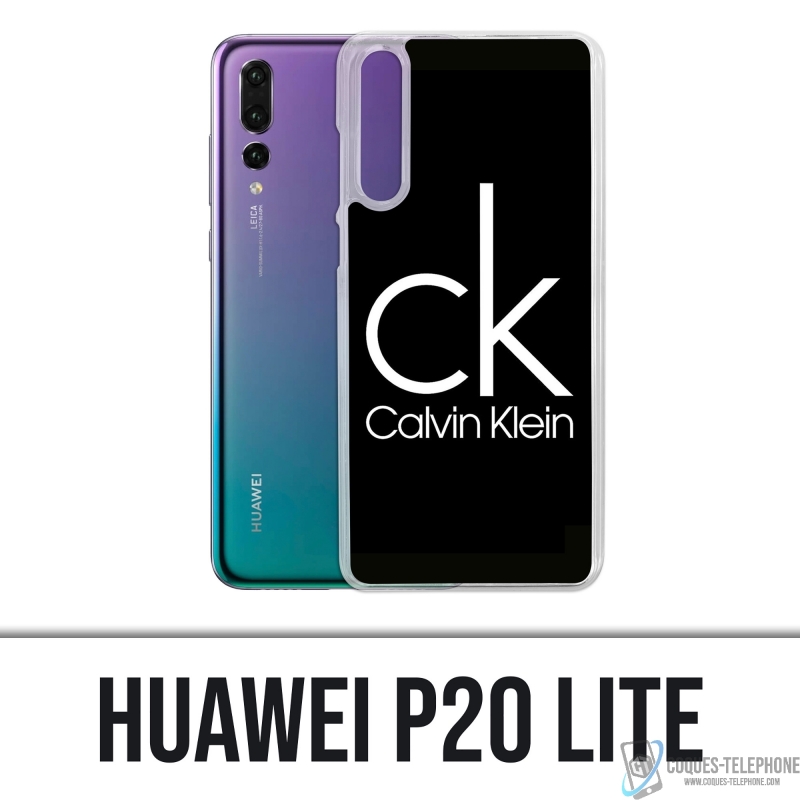 Funda para Huawei P20 Lite - Logotipo de Calvin Klein Negro