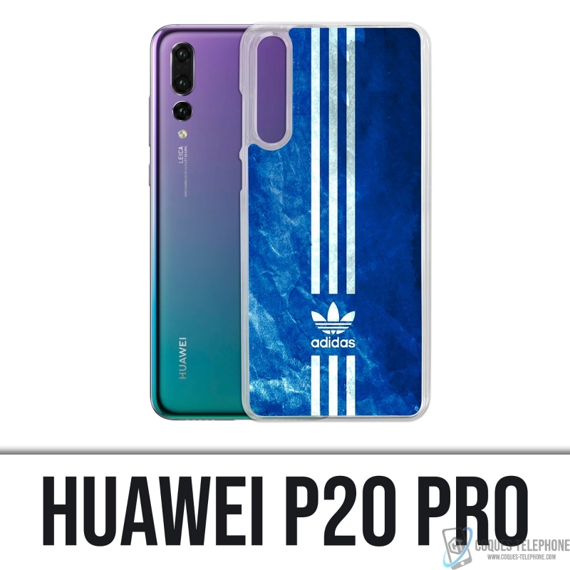 Coque Huawei P20 Pro - Adidas Bandes Bleu