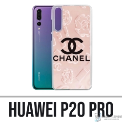 Custodia Huawei P20 Pro - Sfondo rosa Chanel