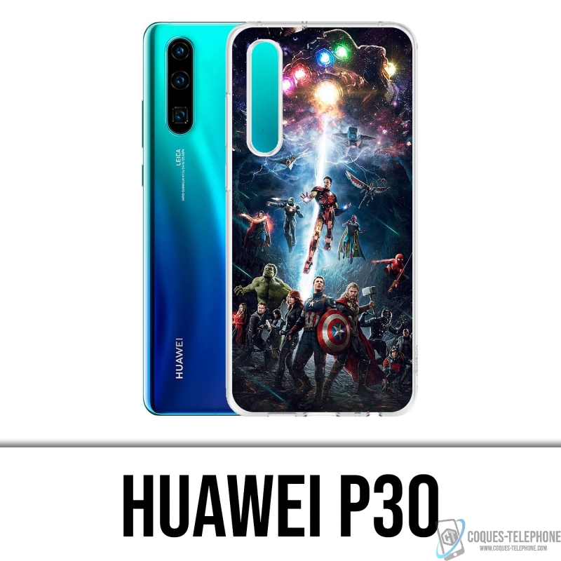 Funda Huawei P30 - Vengadores Vs Thanos