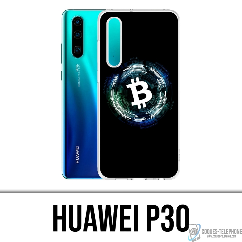 Coque Huawei P30 - Bitcoin Logo