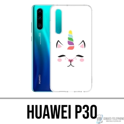 Coque Huawei P30 - Gato Unicornio