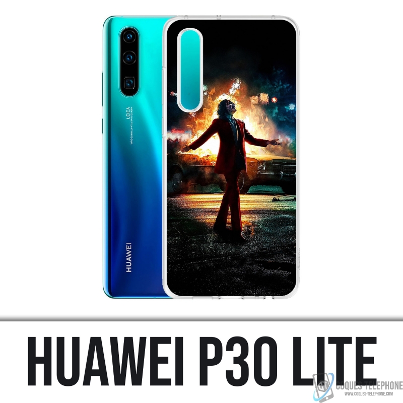 Coque Huawei P30 Lite - Joker Batman On Fire