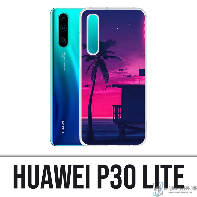 Custodia Huawei P30 Lite - Viola Miami Beach