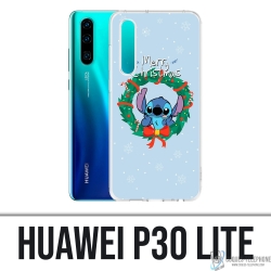 Funda Huawei P30 Lite - Stitch Feliz Navidad