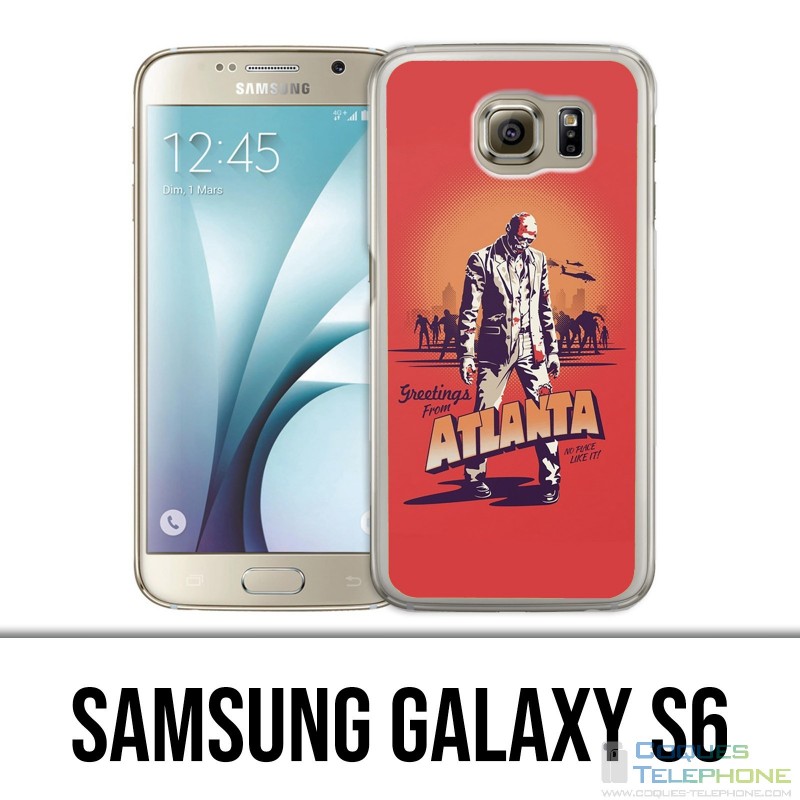 Coque Samsung Galaxy S6 - Walking Dead Greetings From Atlanta