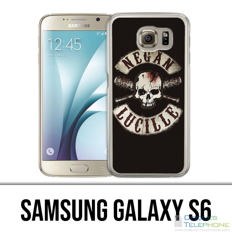 Carcasa Samsung Galaxy S6 - Walking Dead Logo Negan Lucille