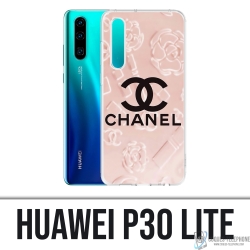 Custodia Huawei P30 Lite - Sfondo rosa Chanel