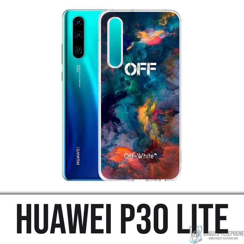 Funda para Huawei P30 Lite - Color blanco hueso Nube