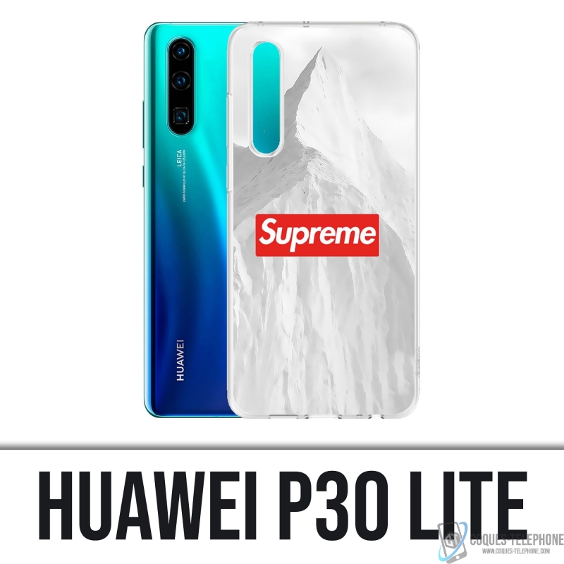 Coque Huawei P30 Lite - Supreme Montagne Blanche
