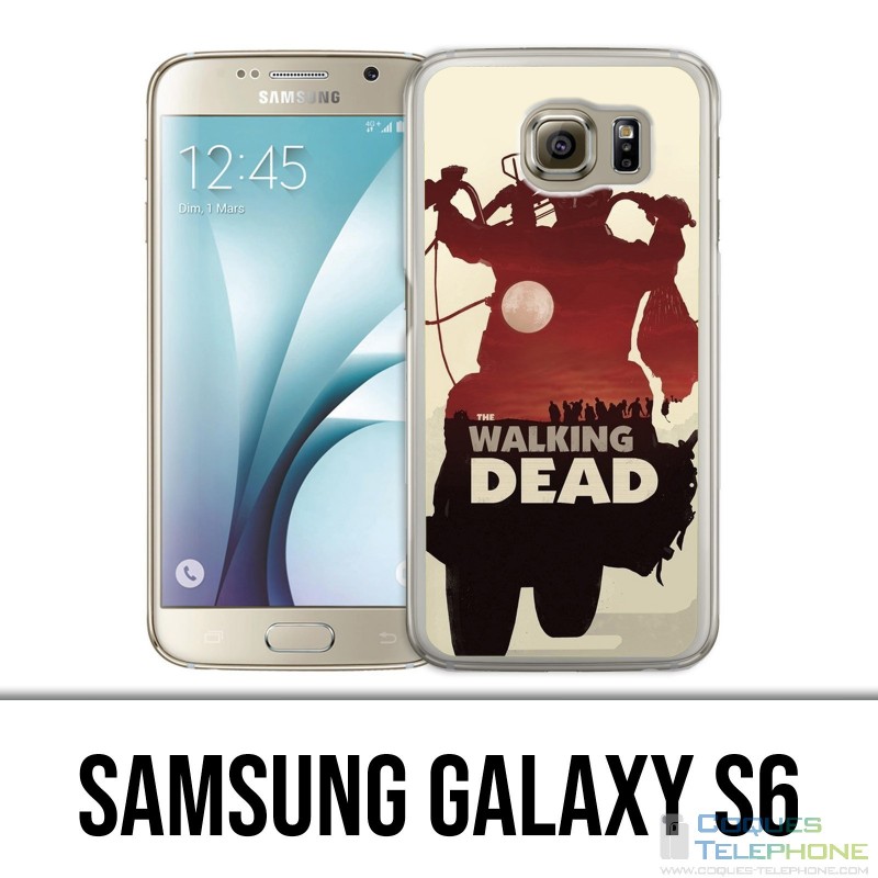 Coque Samsung Galaxy S6 - Walking Dead Moto Fanart