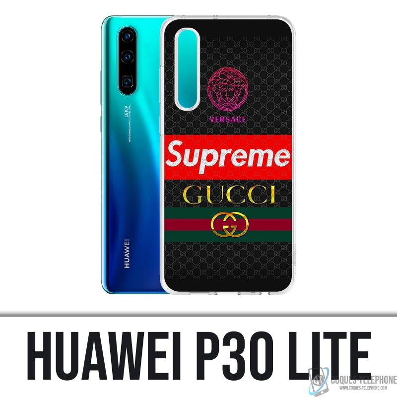 Custodia Huawei P30 Lite - Versace Supreme Gucci