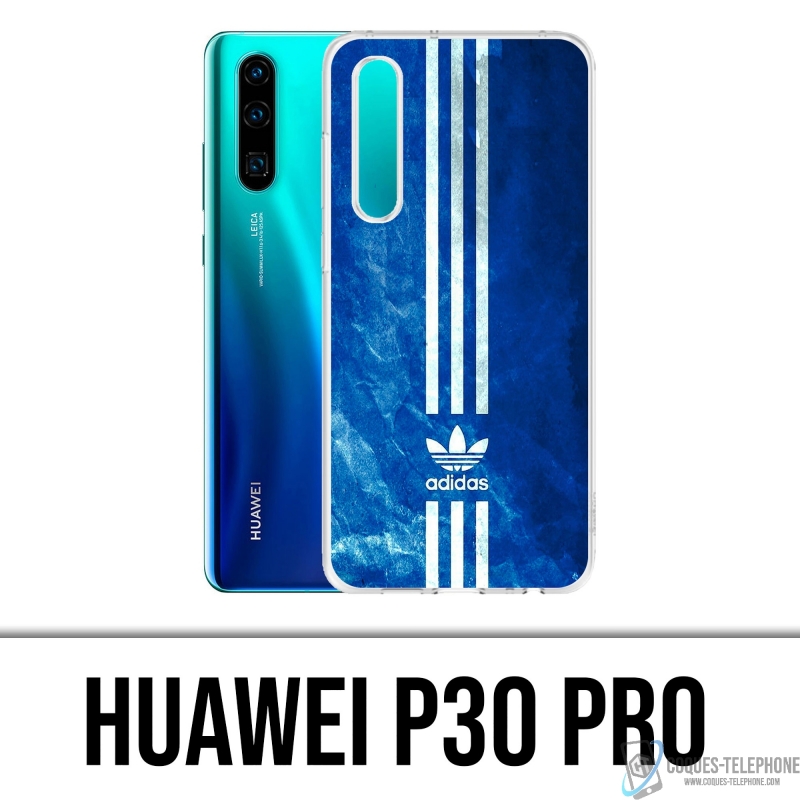 Huawei P30 Pro Case - Adidas Blaue Streifen
