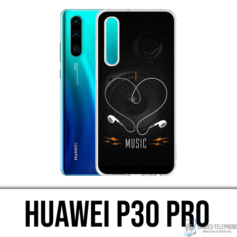 Huawei P30 Pro Case - Ich liebe Musik