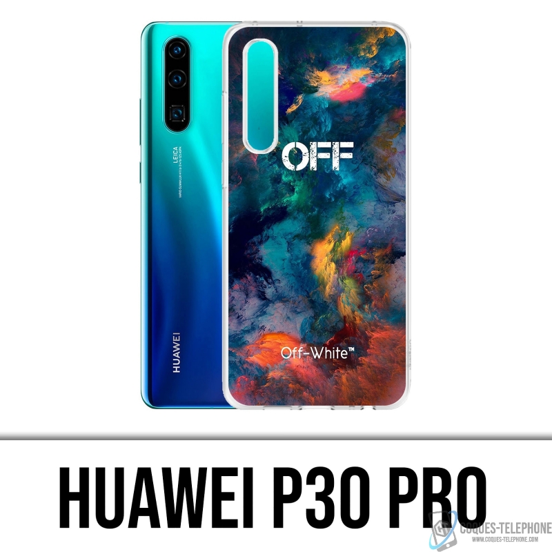 Funda para Huawei P30 Pro - Color blanco hueso Nube