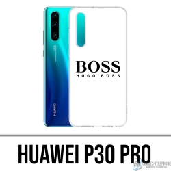 Funda para Huawei P30 Pro - Hugo Boss Blanco
