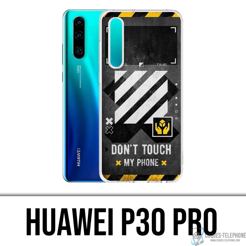 Huawei P30 Pro Case - Weiß mit Touch-Telefon