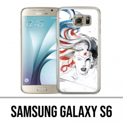 Custodia Samsung Galaxy S6 - Wonder Woman Art Design