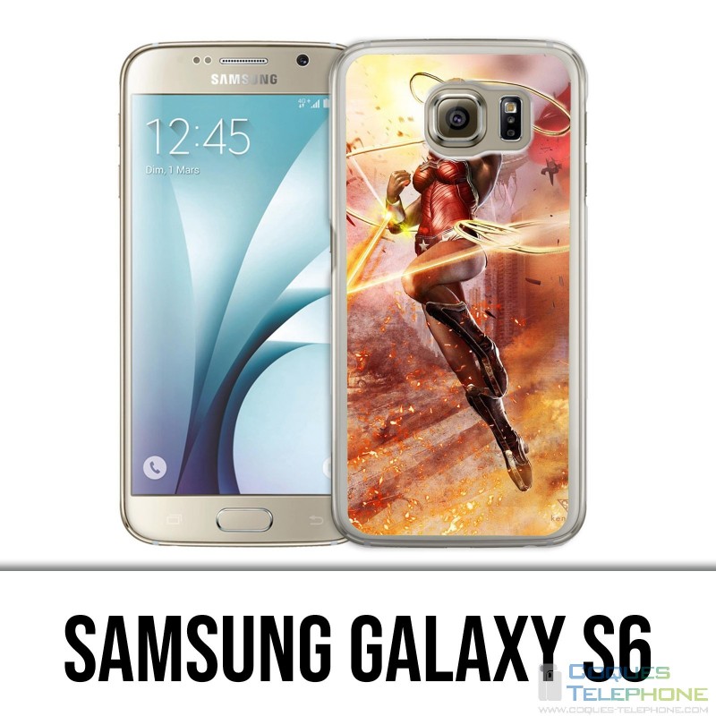 Carcasa Samsung Galaxy S6 - Wonder Woman Comics