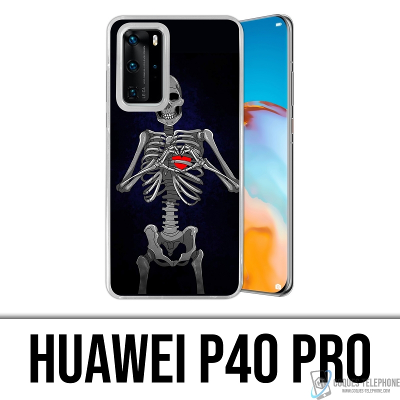 Custodia Huawei P40 Pro - Cuore Scheletro