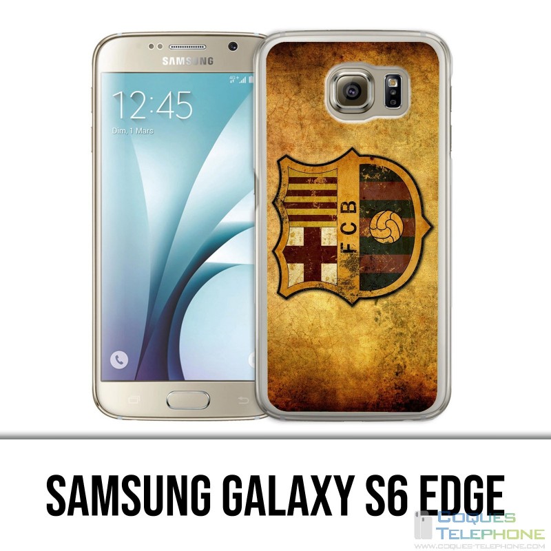 Custodia edge Samsung Galaxy S6 - Barcelona Vintage Football