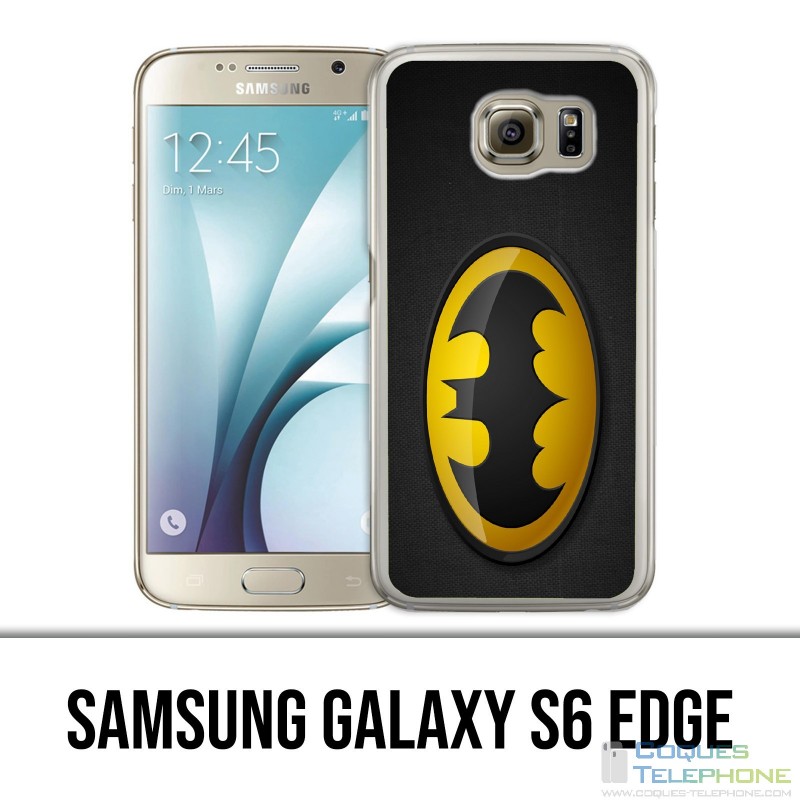 Samsung Galaxy S6 edge case - Batman Logo Classic Yellow Black