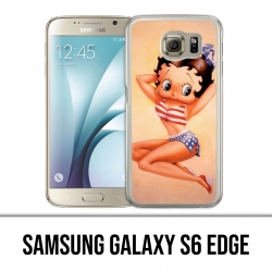 Samsung Galaxy S6 Edge Hülle - Vintage Betty Boop