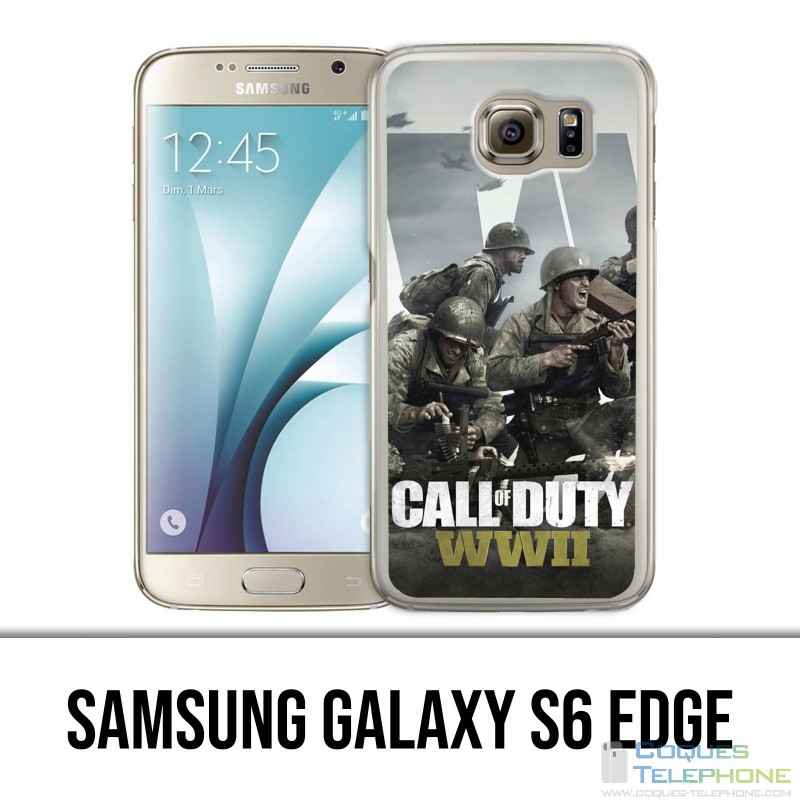 Custodia per Samsung Galaxy S6 Edge - Personaggi Call Of Duty Ww2