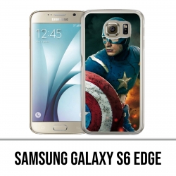 Custodia per Samsung Galaxy S6 Edge - Captain America Comics Avengers