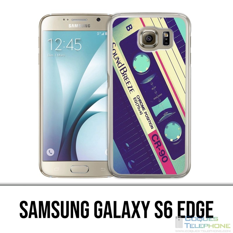 Samsung Galaxy S6 Edge Hülle - Sound Breeze Audio Cassette