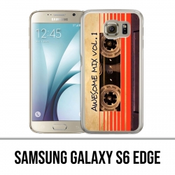 Custodia per Samsung Galaxy S6 Edge - Cassette audio vintage Guardians of the Galaxy