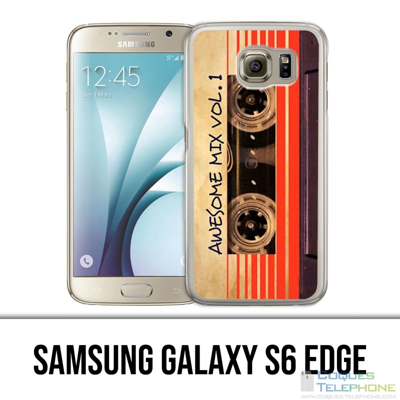 Coque Samsung Galaxy S6 edge - Cassette Audio Vintage Gardiens De La Galaxie