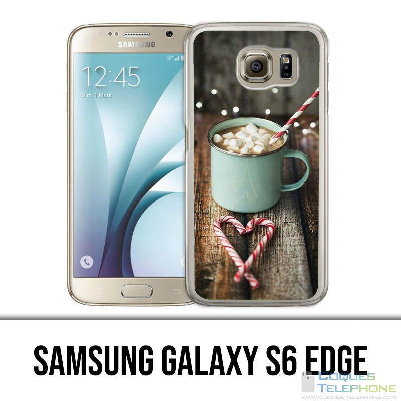 Carcasa Samsung Galaxy S6 edge - Hot Chocolate Marshmallow