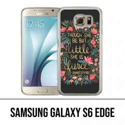 Custodia per Samsung Galaxy S6 Edge - Citazione di Shakespeare