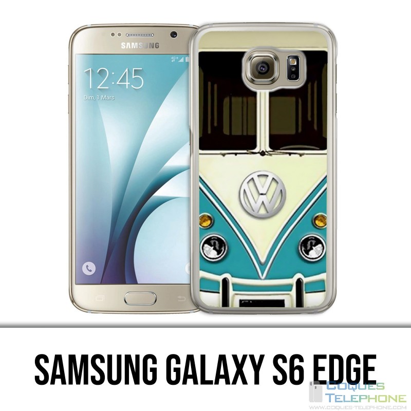 Carcasa Samsung Galaxy S6 edge - Vintage Vw Volkswagen Combi