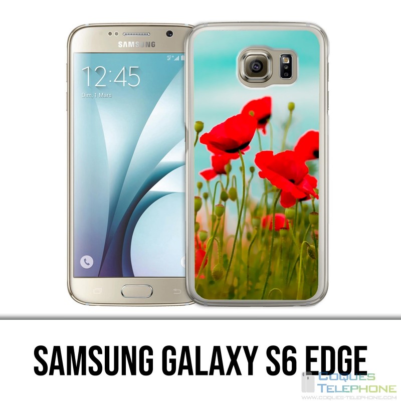 Coque Samsung Galaxy S6 edge - Coquelicots 2