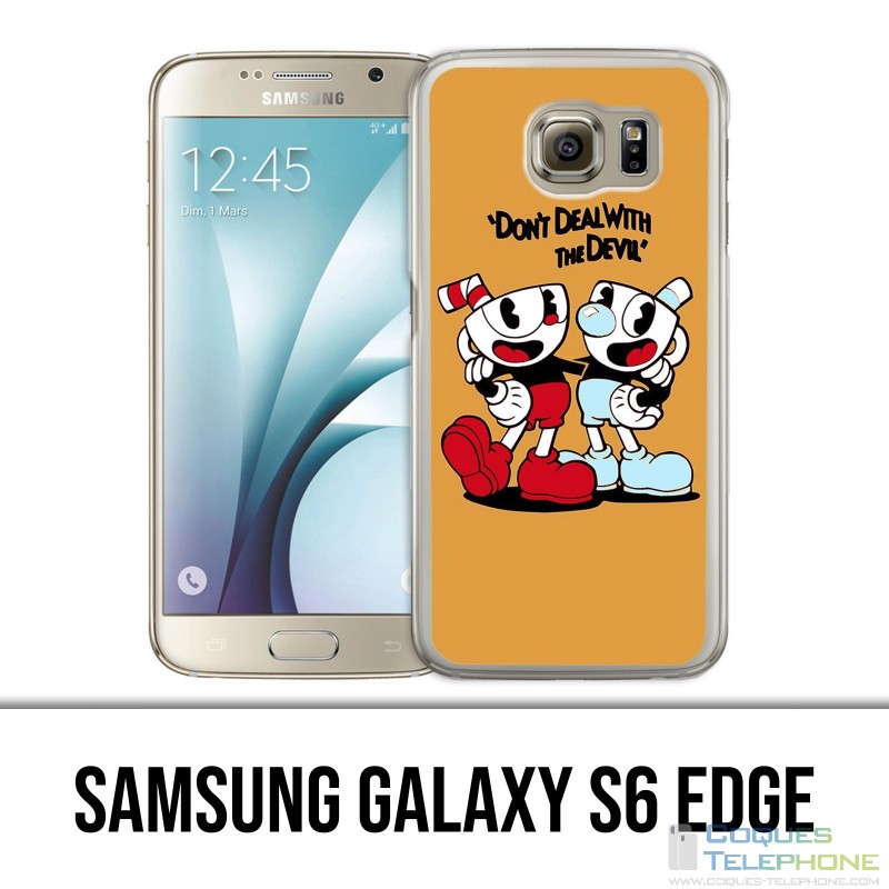 Samsung Galaxy S6 Edge Hülle - Cuphead