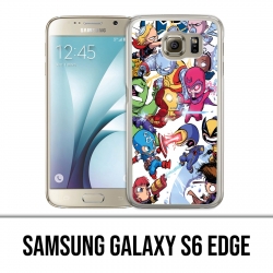 Custodia per Samsung Galaxy S6 Edge - Cute Marvel Heroes