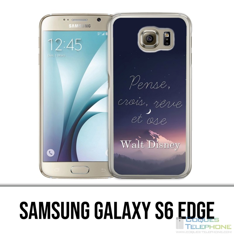 Carcasa Samsung Galaxy S6 Edge - Cita de Disney Think Think Reve