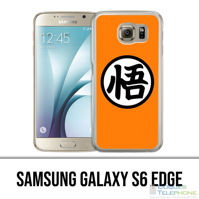 Carcasa Samsung Galaxy S6 Edge - Logotipo de Dragon Ball Goku
