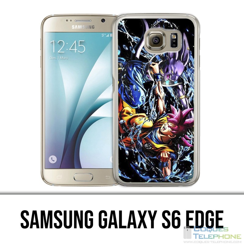 Carcasa Samsung Galaxy S6 Edge - Dragon Ball Goku Vs Beerus