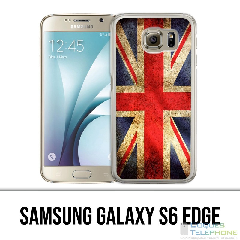 Coque Samsung Galaxy S6 edge - Drapeau Uk Vintage