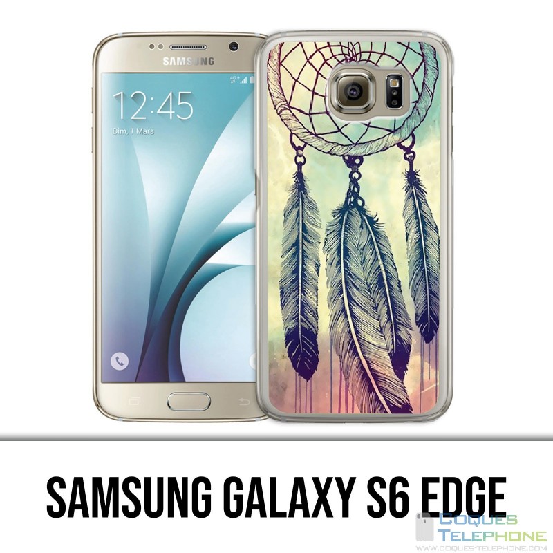 Coque Samsung Galaxy S6 EDGE - Dreamcatcher Plumes