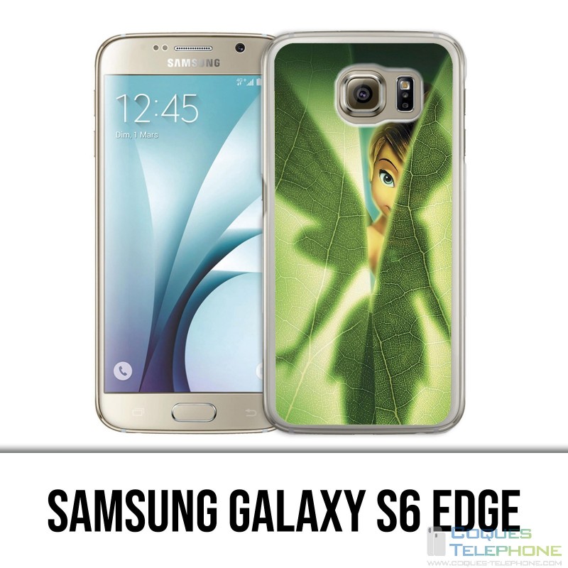 Coque Samsung Galaxy S6 EDGE - Fée Clochette Feuille