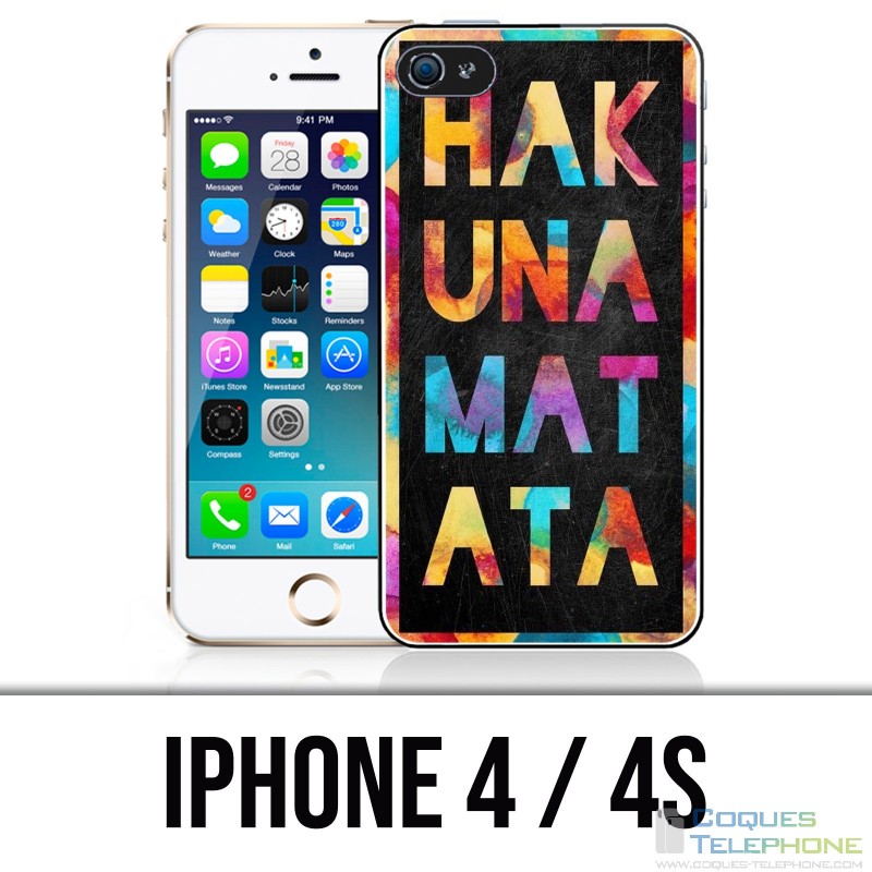 Coque iPhone 4 / 4S - Hakuna Mattata