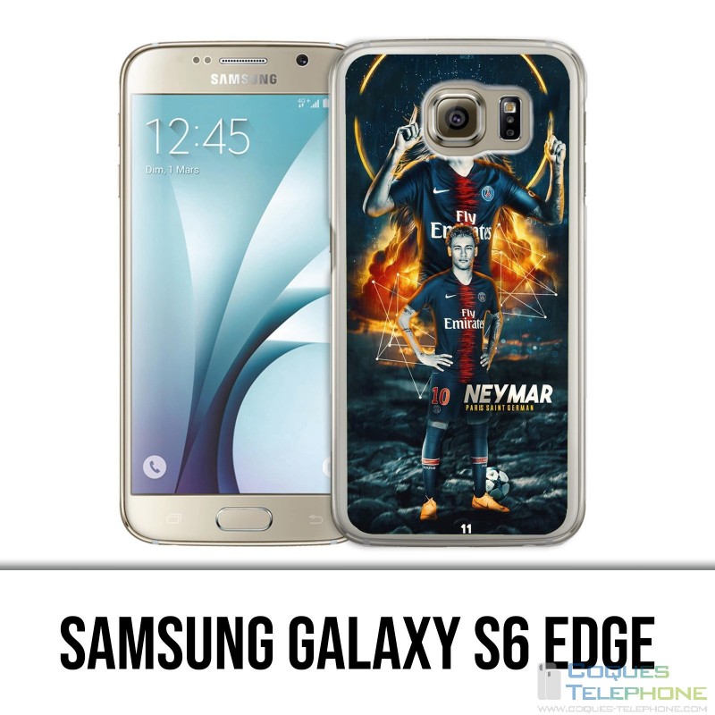 Custodia edge Samsung Galaxy S6 - Football Psg Neymar Victory