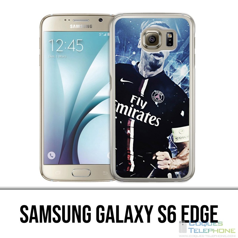 Custodia per Samsung Galaxy S6 Edge - Calcio Zlatan Psg