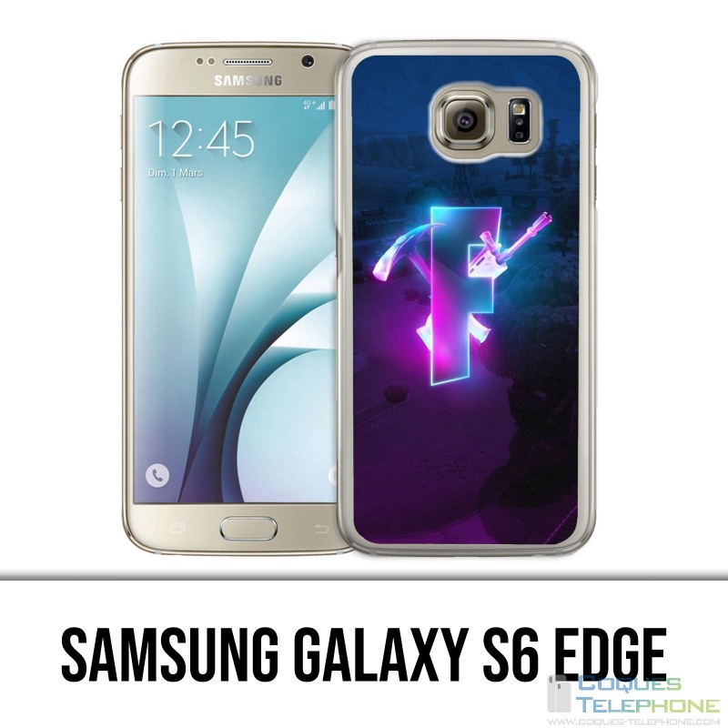 Coque Samsung Galaxy S6 EDGE - Fortnite Logo Glow