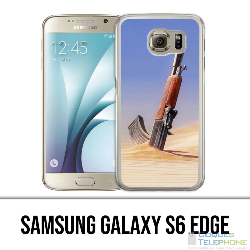 Custodia edge Samsung Galaxy S6 - Gun Sand