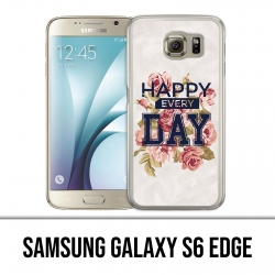 Custodia per Samsung Galaxy S6 Edge - Happy Every Days Roses